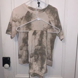 Dyed Top And Bottom Set